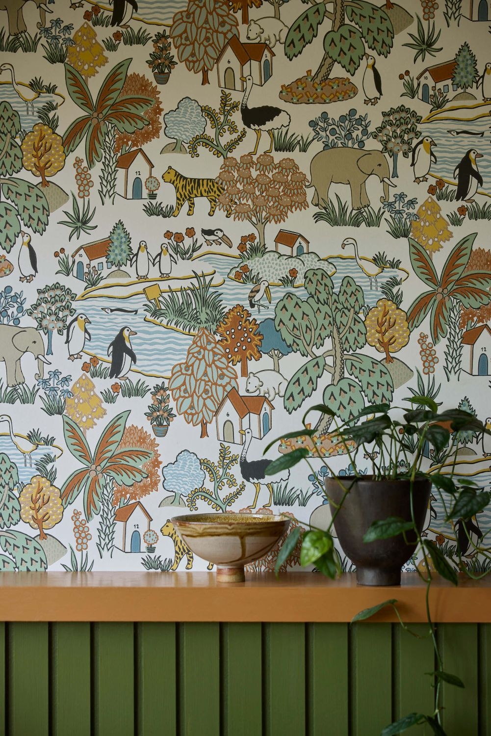little greene little greene wallpaper animal kingd 3