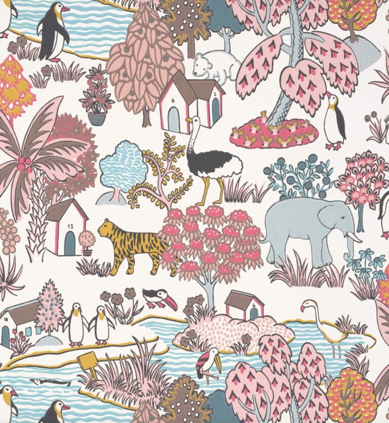 little greene little greene wallpaper animal kingd 4