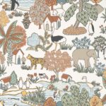 little greene little greene wallpaper animal kingd 6