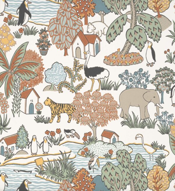 little greene little greene wallpaper animal kingd 6