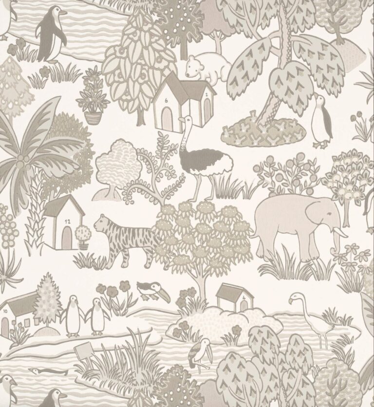 little greene little greene wallpaper animal kingd 7