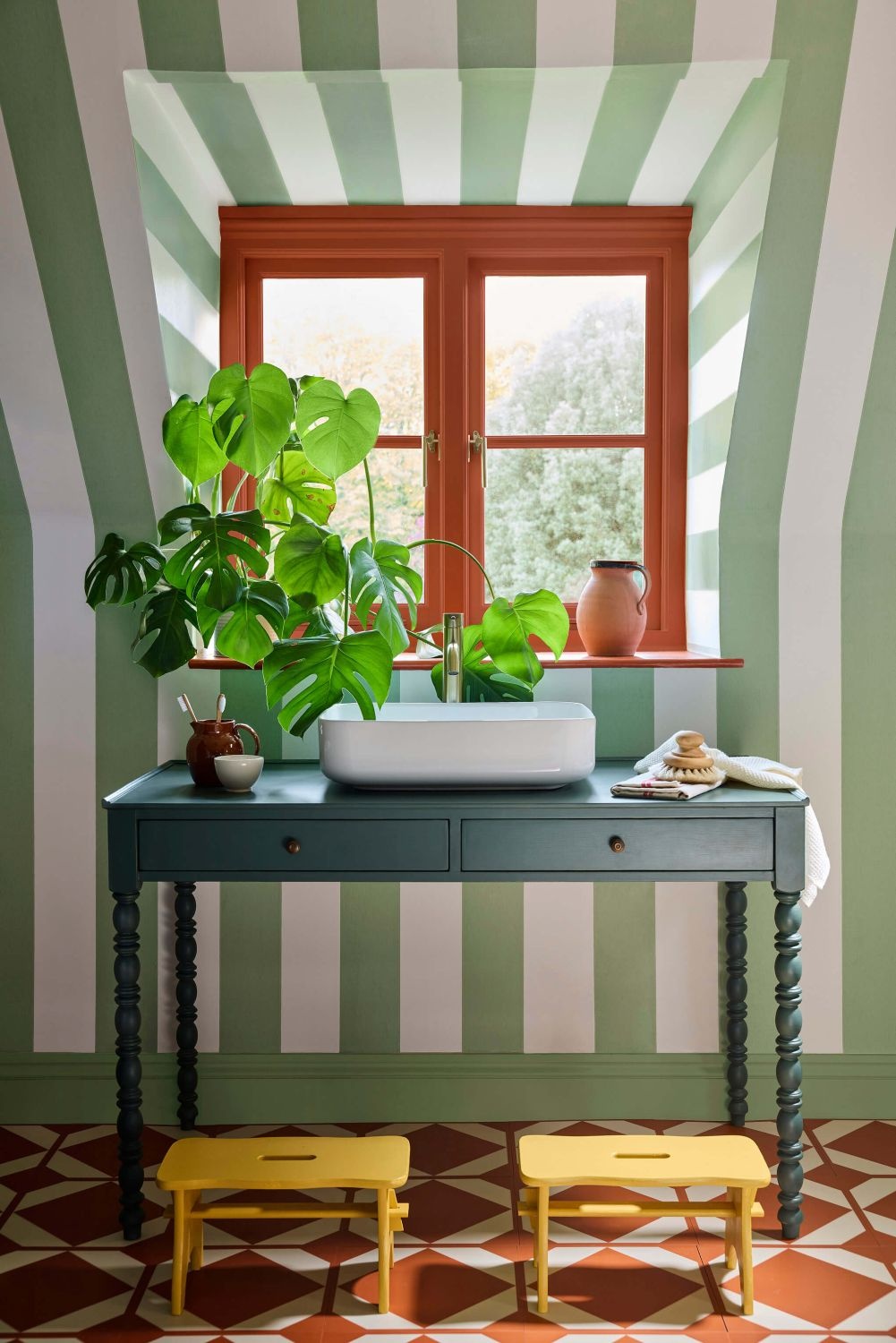 little greene little greene wallpaper broad stripe 1