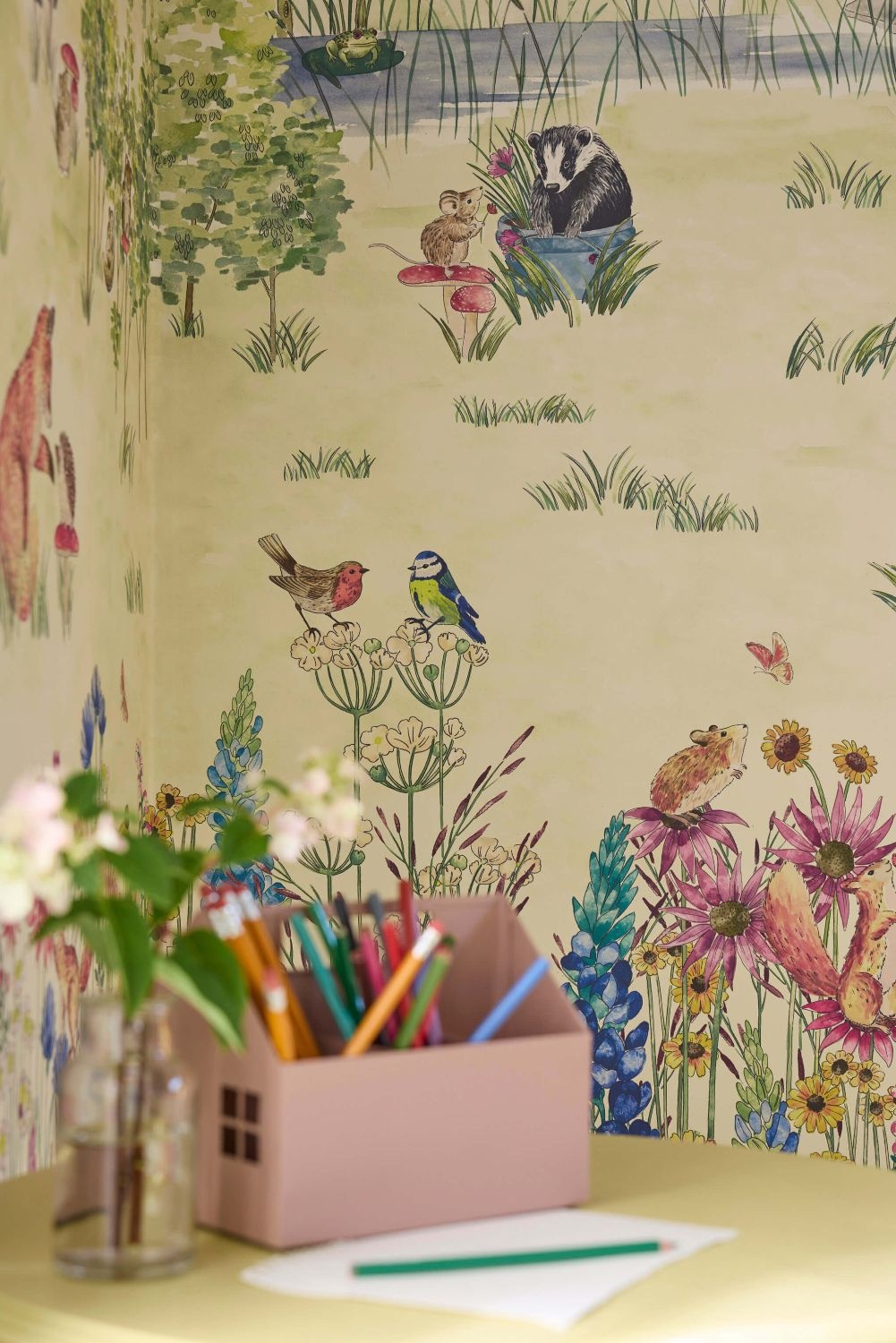 little greene little greene wallpaper potters wood 2