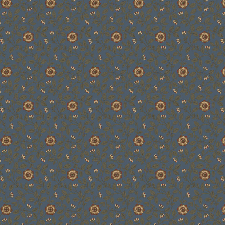 little greene richmond green revival blue wallpaper tiled 138031