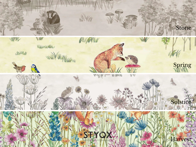 potter s woodland little greene behang styqx kleurvariaties 1